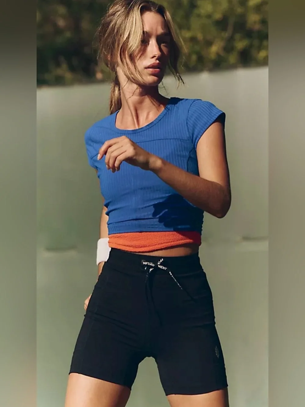 NWT FREE PEOPLE MOVEMENT STREAMLINE RUN SHORTS BLACK